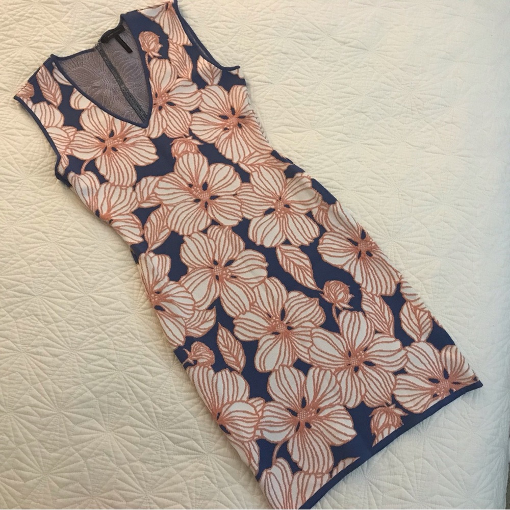 floral knit dress BCBGMaxazria
